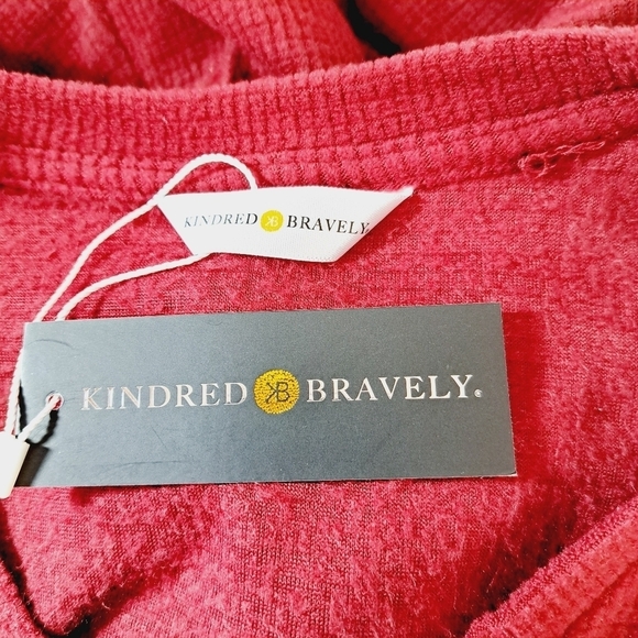 Kindred‎ Bravely Waffle Knit Fleece Nursing & Maternity PJ Top Size S NEW - Picture 6 of 11